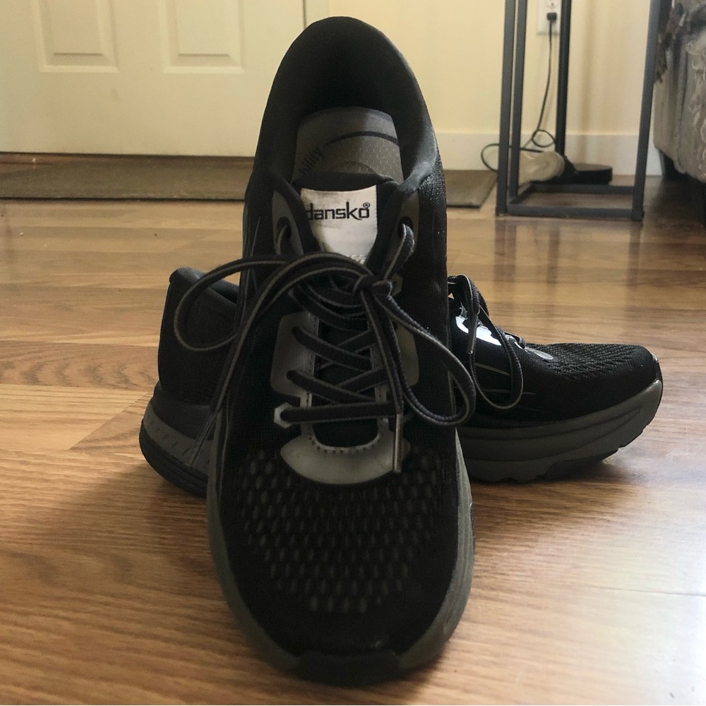 Dansko Men's Black and Gray Athletic Shoes